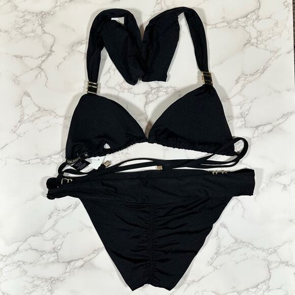Dolcessa Black Medusa M/L Bikini $250 - Picture 15 of 16
